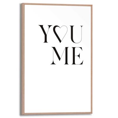 Cornice sottile You Love Me 20x30 cm