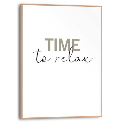 Cadre Slim Time to relax 30x40 cm
