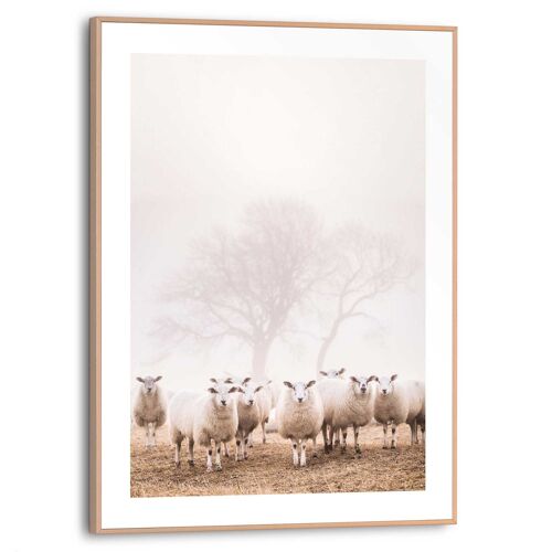 Slim Frame Sheep in the Field 30x40 cm