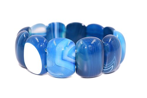 Achat Armband -Blau