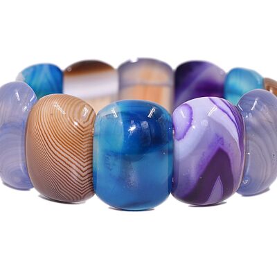 Agate bracelet - multicolored