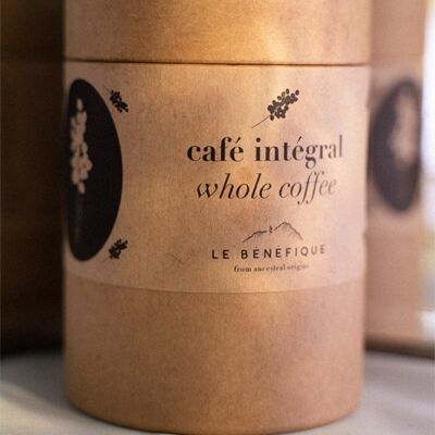 Integraler Kaffee - ganzer Kaffee