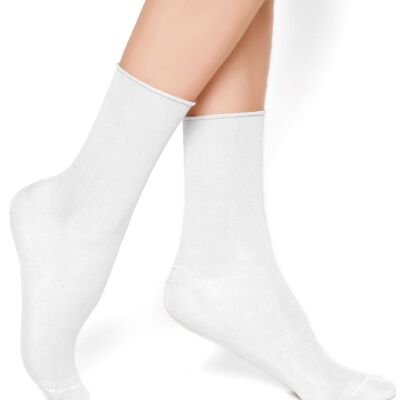 Chaussettes Hypoallergéniques Ultra-Fines Coton Blanc