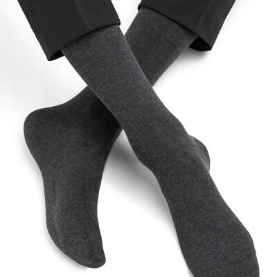 Chaussettes Coton d'Égypte Anthracite