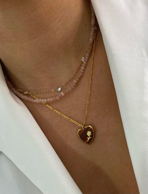 Tortoise Heart Necklace