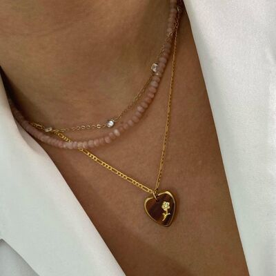 Tortoise Heart Necklace