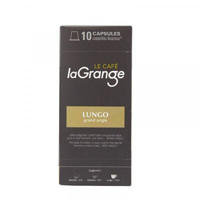 Capsules café compostables - Lungo Grand angle