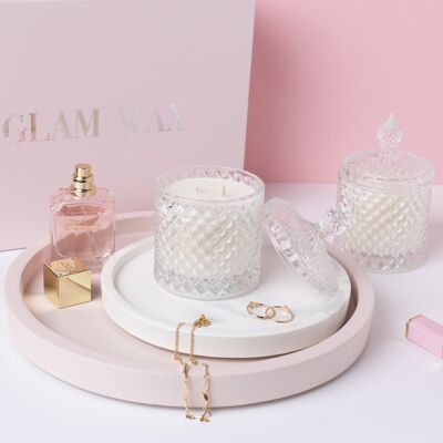 Blush Sands Clear Candle