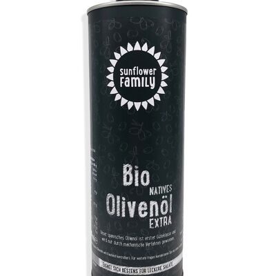 sunflowerFamily organic extra virgin olive oil, 1L