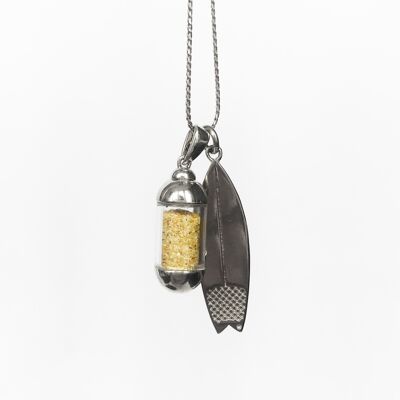 Laguna Beach Pendant Surfboard Silver