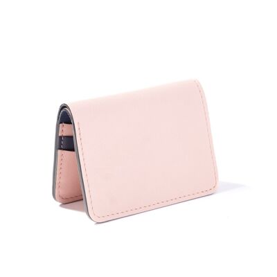 Arsène powder pink leather wallet