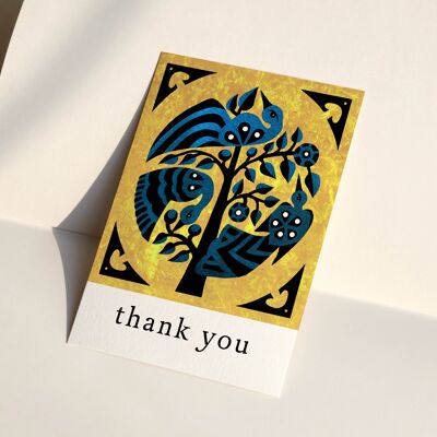 Postkarte "Thank you"