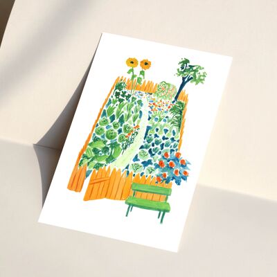 Postkarte "Garten"