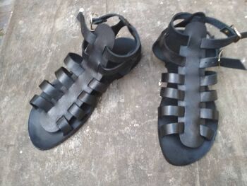 Sandales spartiates hautes - Tan - Kittaion Sandal 4