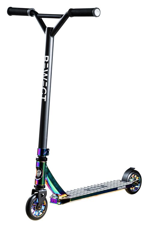 Stuntscooter Next Level Neochrome / black matt