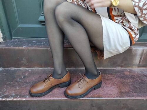 Leather shoes, Ankle shoes, Brown shoes, Handmade shoes - Light Brown
