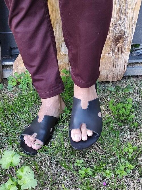 Men sandals - Natural tan - Astros Sandal