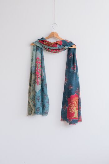 Foulard en laine et soie - Ruby Orient 3