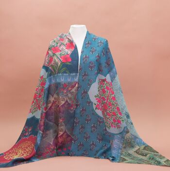 Foulard en laine et soie - Ruby Orient 4