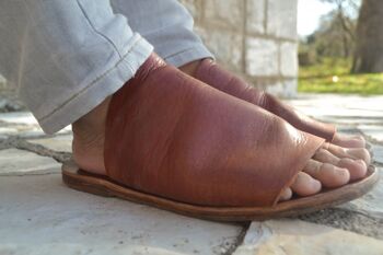 Sandales pour hommes sandales homme sandales spartiates cuir homme - Noir - Ippola Sandal 1