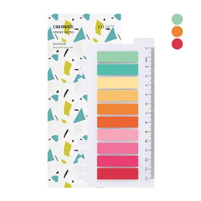 Buy wholesale Lemonade Blooms, Ordinate 200 pieces of adhesive strips, Transparent Sticky Notes, sticky notes, Index Tabs sticky notes, Writeable sticky markers pastel, stationary supplies