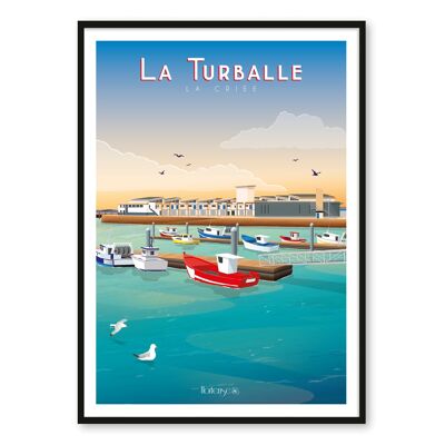 Plakat La Turballe - Die Versteigerung