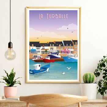 Affiche La Turballe - le port 2