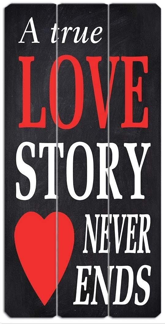 Liebesplakette 30x60cm