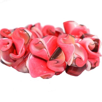 Bracciale conchiglia - rosso