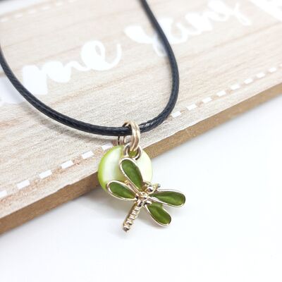 Bohemian necklace: "Dragonfly"