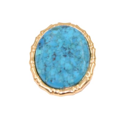 Broche Gemme - Turquoise
