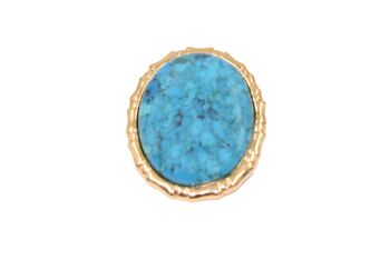 Broche Gemme - Turquoise 1