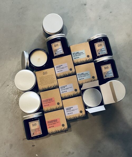 Upcycled candle collection bundle