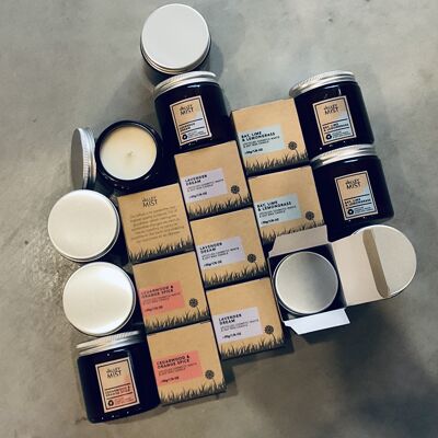 Upcycled candle collection bundle