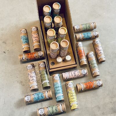 Pacchetto balsamo per le labbra Zero Waste - Valley Mist. Senza plastica