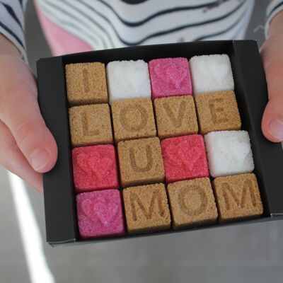 Azúcar "I Love U Mom" - Día de la Madre