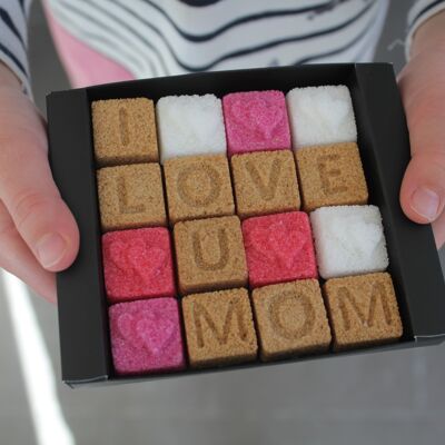 Zucker "I Love U Mom" - Muttertag
