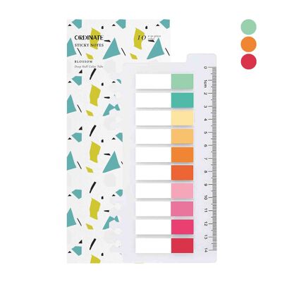 Buy wholesale Lemonade Blooms, Ordinate 200 pieces of adhesive strips, Transparent Sticky Notes, sticky notes, Index Tabs sticky notes, Writeable sticky markers pastel, stationary supplies