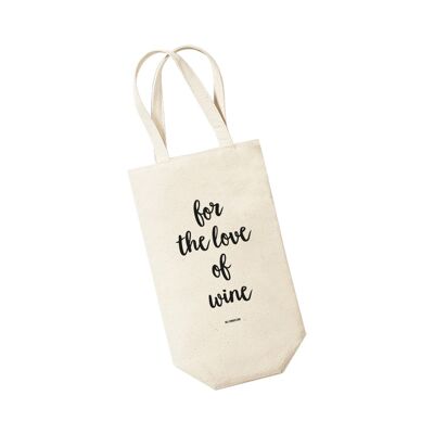 Bottle bag - For the love of wine
