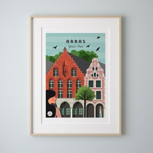 ARRAS - La Grand'Place - Affiche