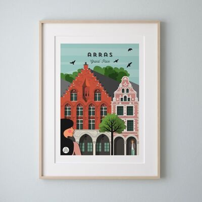 ARRAS - Der Grand'Place - Plakat