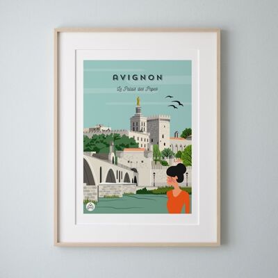 AVIGNON - The Palace Of The Popes - Poster