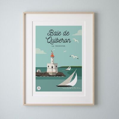 QUIBERON BAY - La Teignouse - Plakat