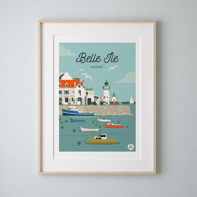 BELLE ILE EN MER - Sauzon - Affiche