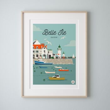 BELLE ILE EN MER - Sauzon - Affiche