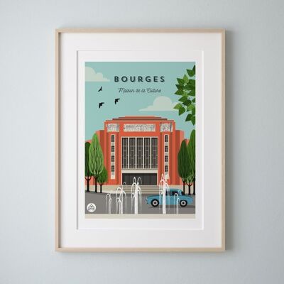 BOURGES - House of Culture - Poster