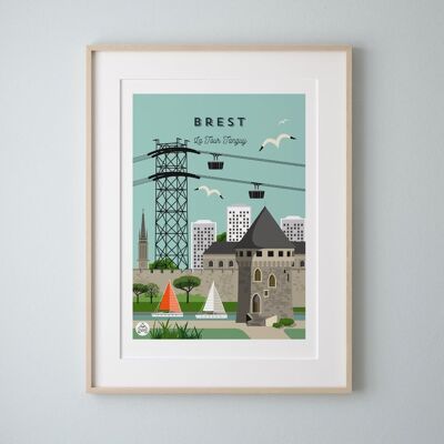 BREST - La Torre Tanguy - Póster