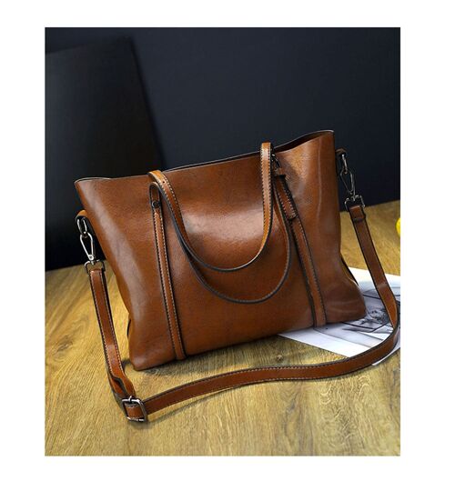 AnBeck Women's Handbag Leather Shoulder Bag - brown