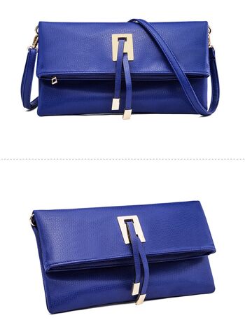 AnBeck élégante pochette pliable / sac à bandoulière - bleu 3