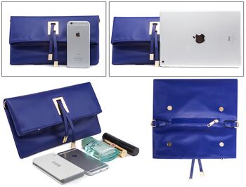 AnBeck élégante pochette pliable / sac à bandoulière - bleu 7